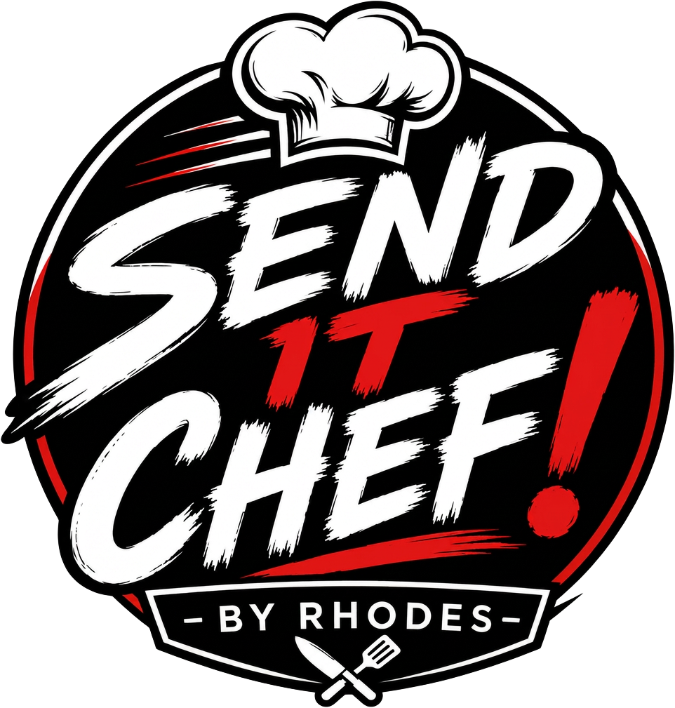 Send It Chef! by Rhodes logo